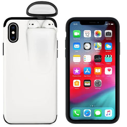 Iphone Case with Airpods Holder