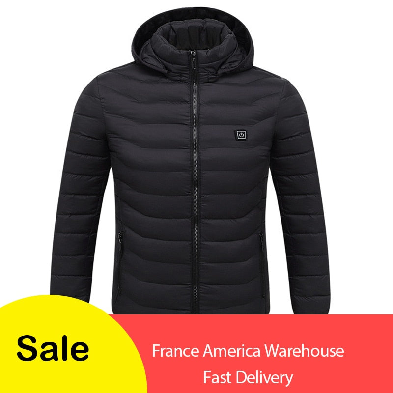 Men's Fleece Jackets Waterproof Winter Heated Jackets