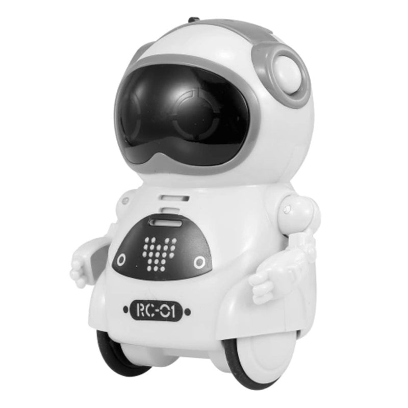 Mini Pocket Robot Talking Walk Music Dance Light Voice Recognition