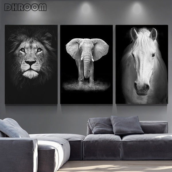 Canvas Painting Animal Wall Art