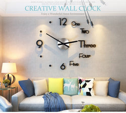 Diy big wall clock modern design（16inches） and （30 inches）（If you want to buy the big size in the video, we recommend 30 inches）